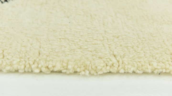 6' 5 x 9' 3 Hand Knotted Moroccan Wool Rug