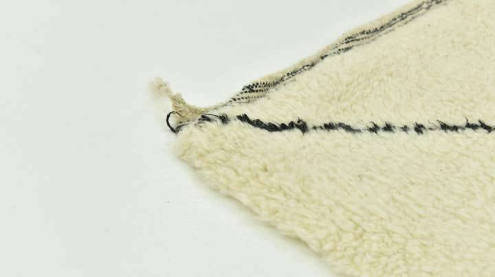 6' 5 x 9' 3 Hand Knotted Moroccan Wool Rug