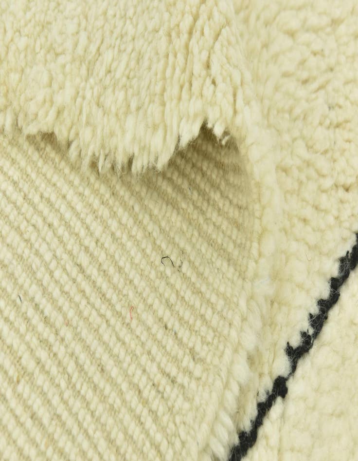 Detail image of 6' 5 x 9' 3  Hand Knotted Moroccan Wool Rug