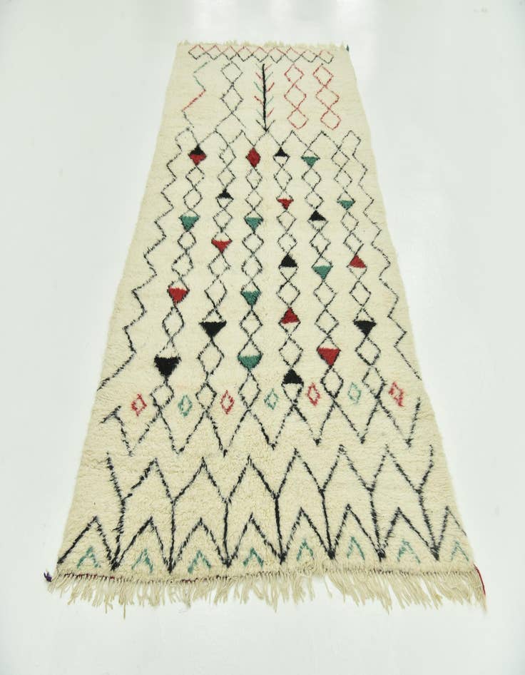 Detail image of 5' x 9' 2  Hand Knotted Moroccan Wool Rug