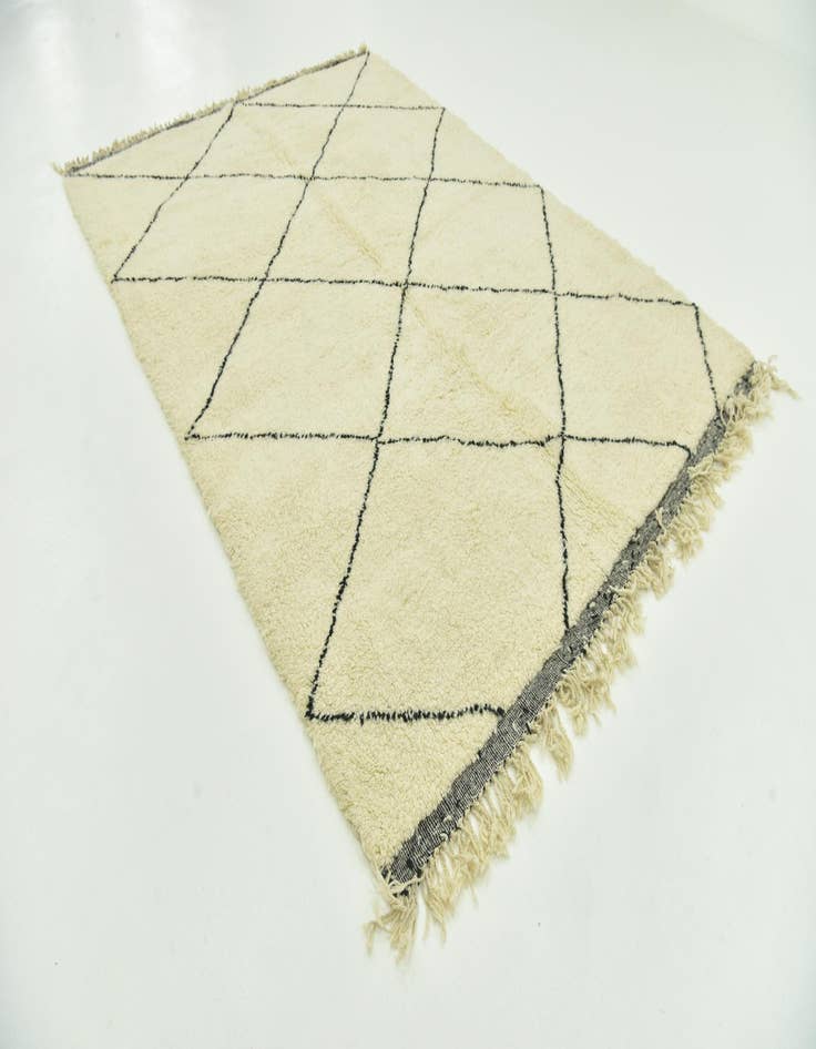 Detail image of 7' x 10'  Hand Knotted Moroccan Wool Rug