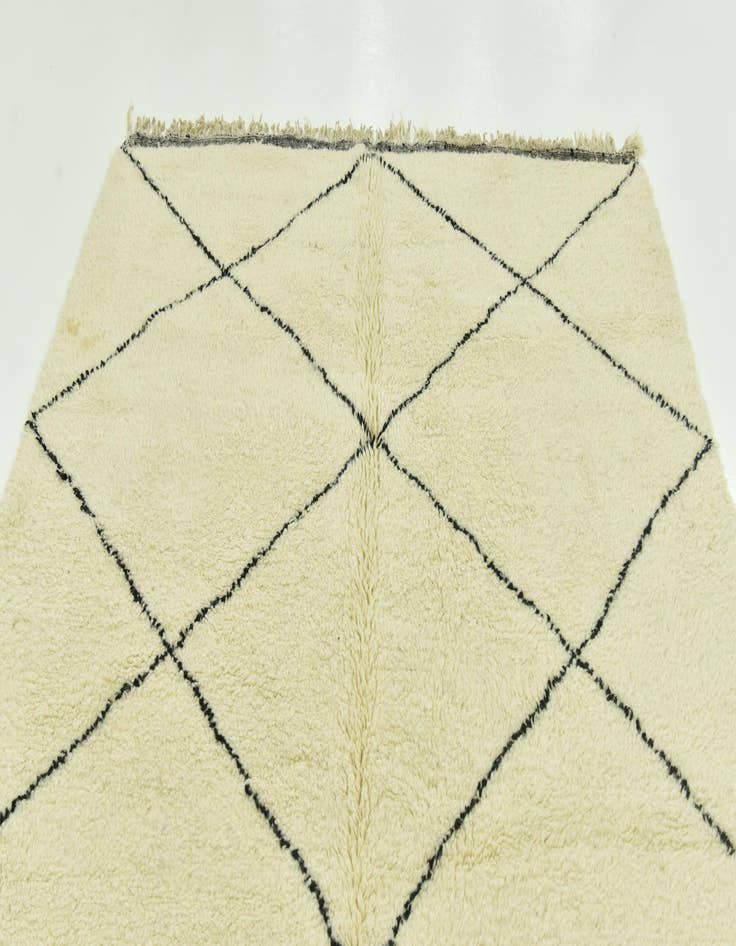 Detail image of 7' x 10'  Hand Knotted Moroccan Wool Rug