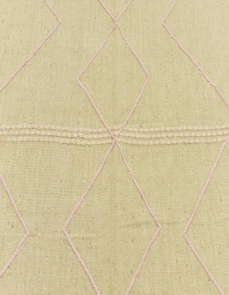 Detail image of 6' 6 x 9'  Hand Knotted Moroccan Wool Rug