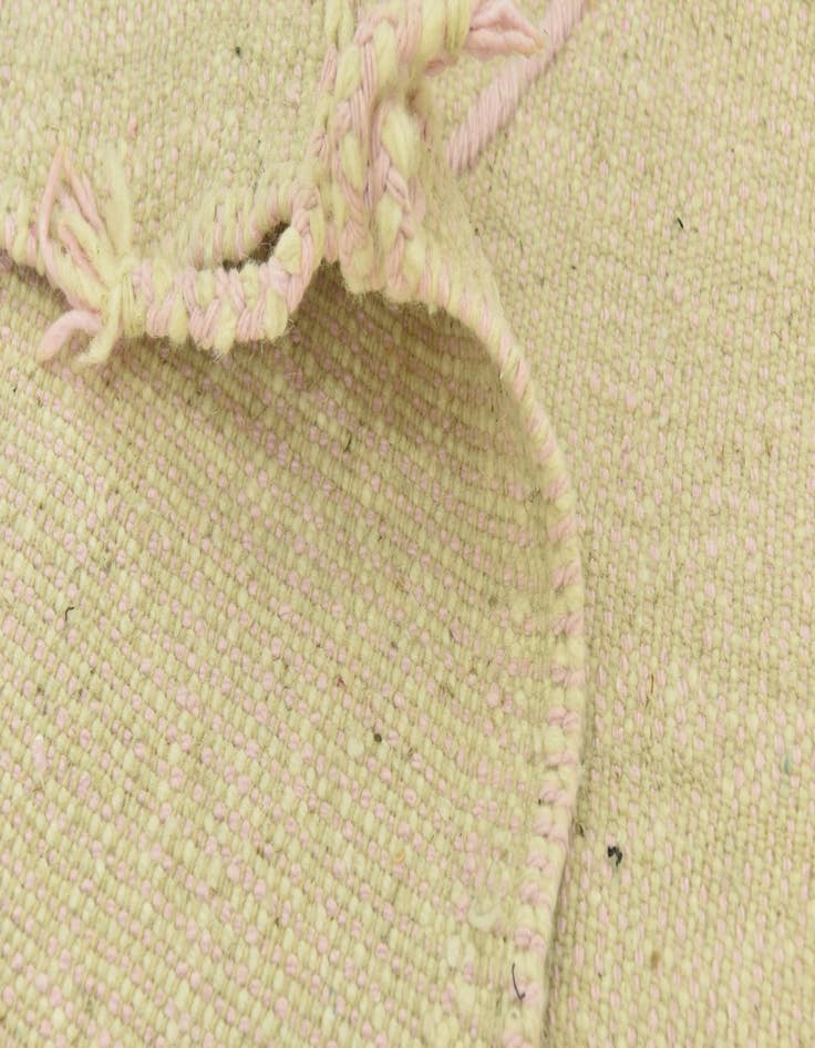 Detail image of 6' 6 x 9'  Hand Knotted Moroccan Wool Rug