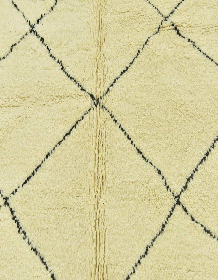 Detail image of 6' 9 x 10'  Hand Knotted Moroccan Wool Rug