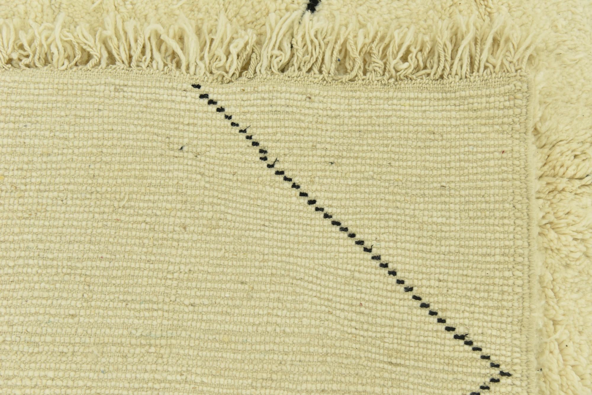 7' 3 x 10' 4 Hand Knotted Moroccan Wool Rug