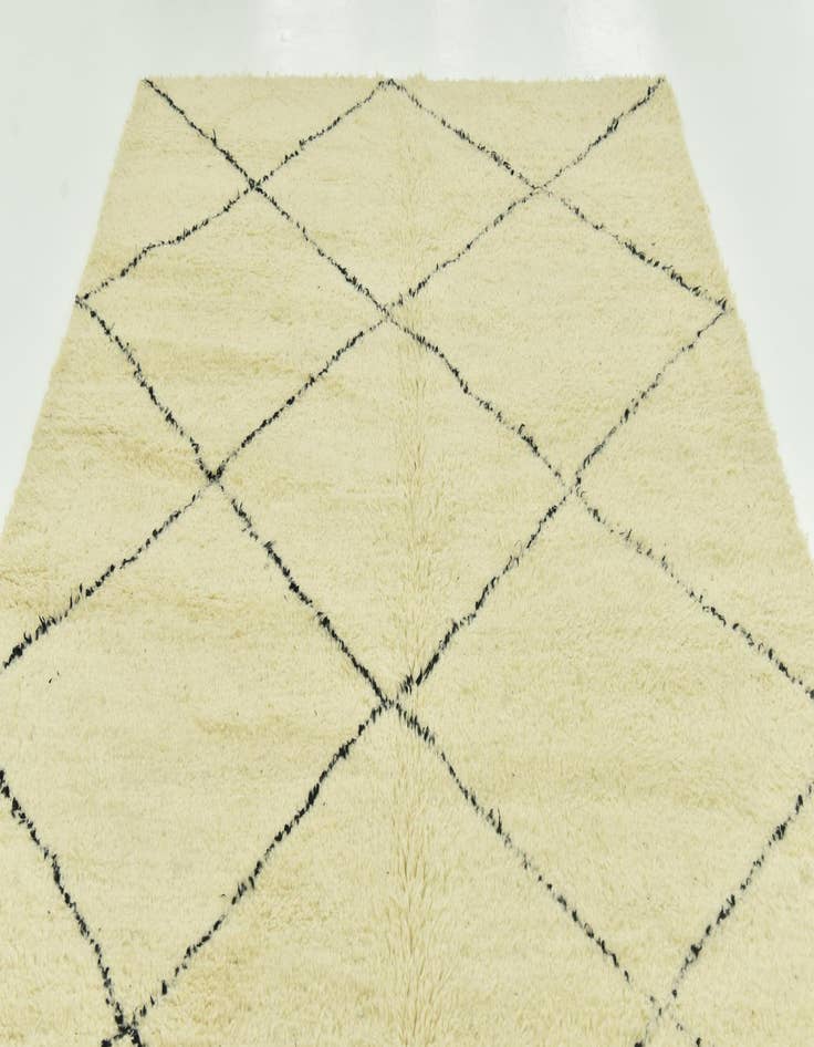 Detail image of 7' 3 x 10' 4  Hand Knotted Moroccan Wool Rug