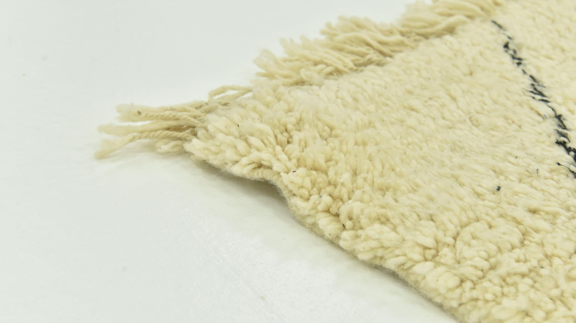 7' 3 x 10' 4 Hand Knotted Moroccan Wool Rug