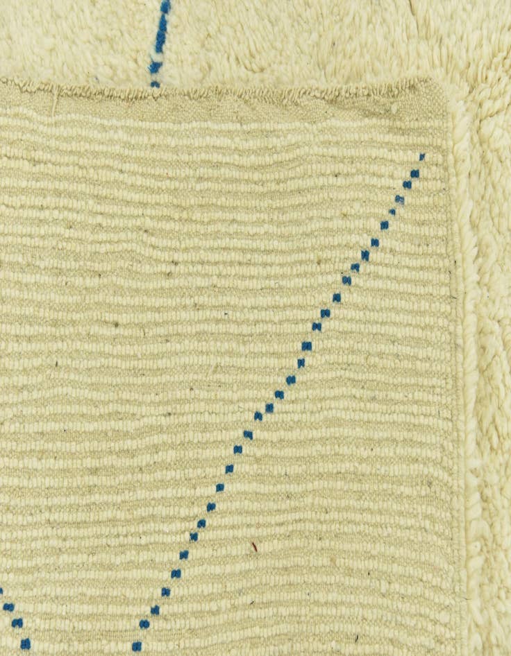 Detail image of 6' 6 x 10' 2  Hand Knotted Moroccan Wool Rug