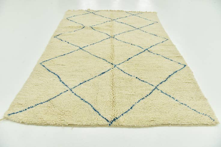 Vue détaillée : 200cm x 310cm Noué main Marocain Tapis Laine