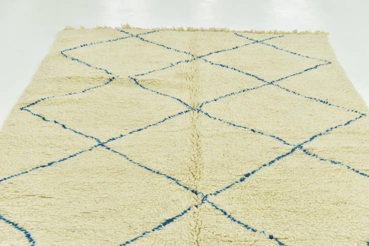 Vue détaillée : 200cm x 310cm Noué main Marocain Tapis Laine