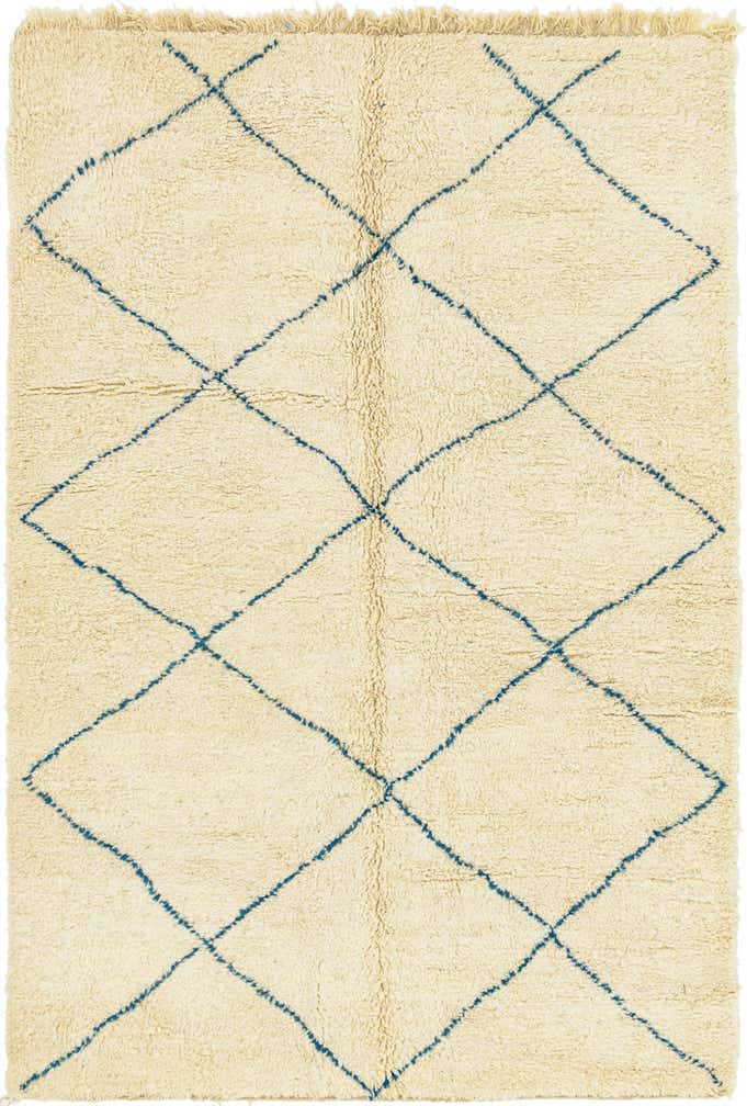 200cm x 310cm Noué main Marocain Tapis Laine