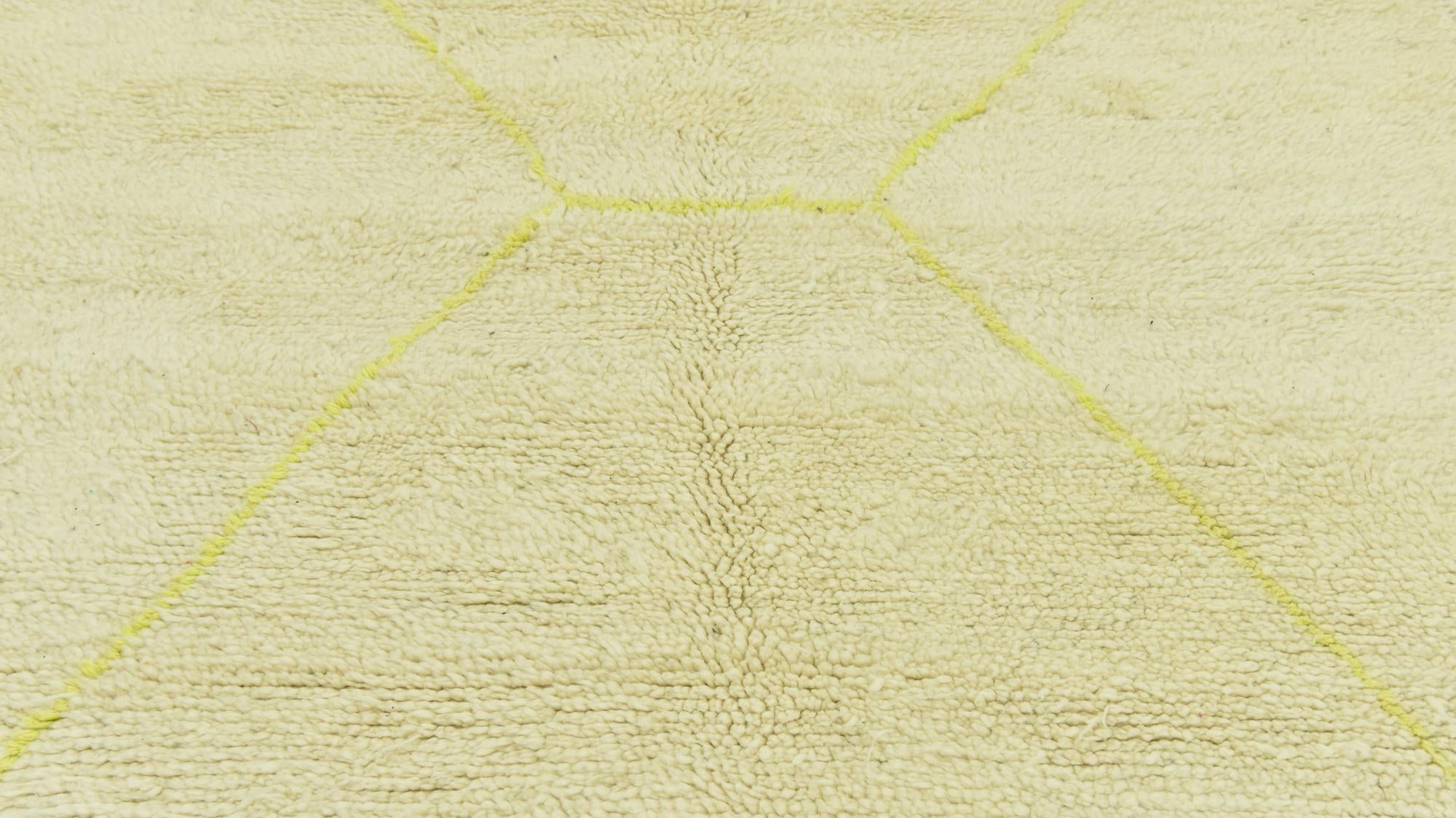5' 8 x 8' Hand Knotted Moroccan Wool Rug