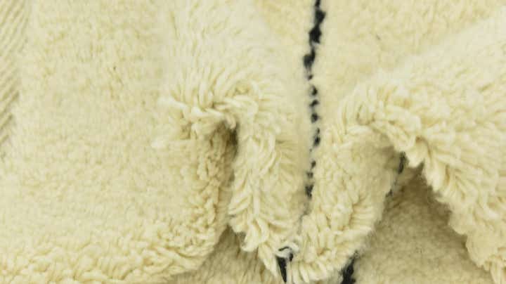 6' 8 x 10' 3 Hand Knotted Moroccan Wool Rug