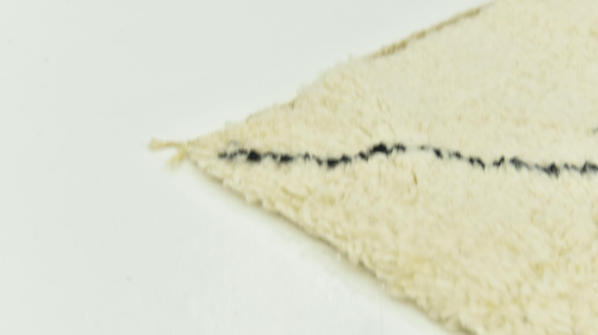 6' 8 x 10' 3 Hand Knotted Moroccan Wool Rug