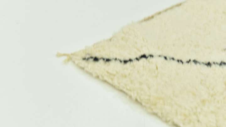 6' 8 x 10' 3 Hand Knotted Moroccan Wool Rug