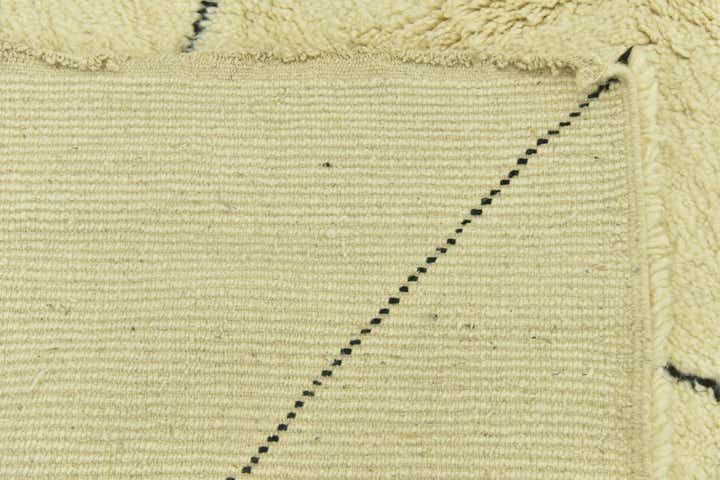 6' 7 x 10' Hand Knotted Moroccan Wool Rug