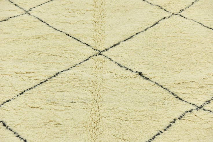 Detail image of 6' 7 x 10' Hand Knotted Moroccan Wool Rug