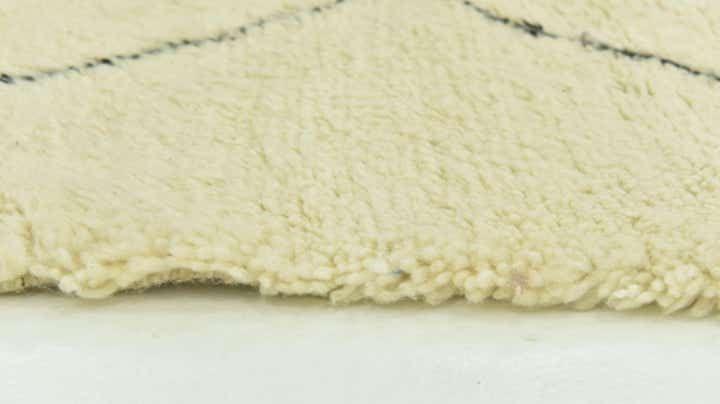 6' 7 x 10' Hand Knotted Moroccan Wool Rug