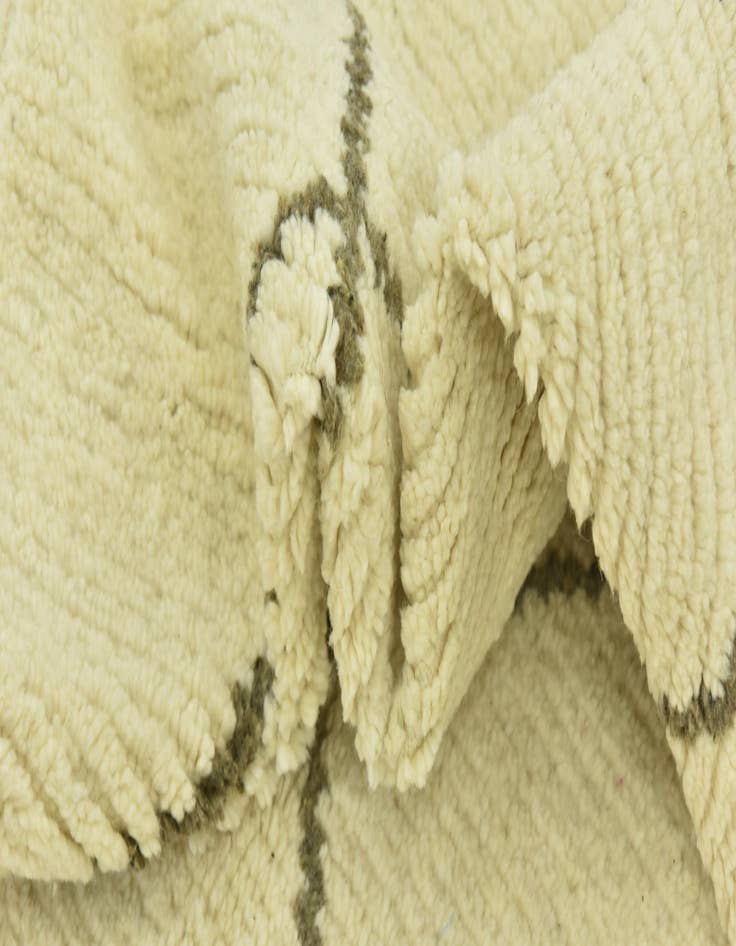 Detail image of 6' 5 x 9' 7  Hand Knotted Moroccan Wool Rug