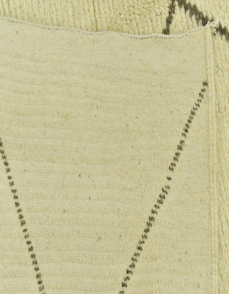 Detail image of 6' 5 x 9' 7  Hand Knotted Moroccan Wool Rug