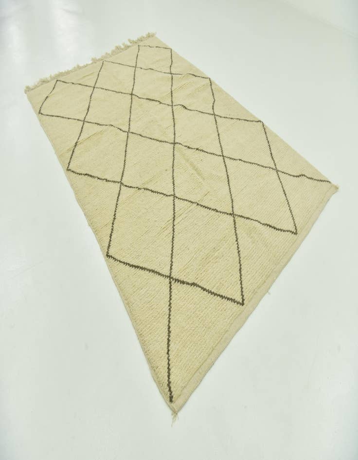 Detail image of 6' 5 x 9' 7  Hand Knotted Moroccan Wool Rug