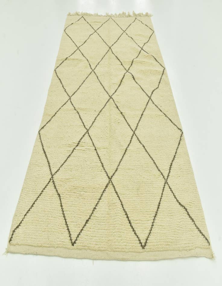 Detail image of 6' 5 x 9' 7  Hand Knotted Moroccan Wool Rug