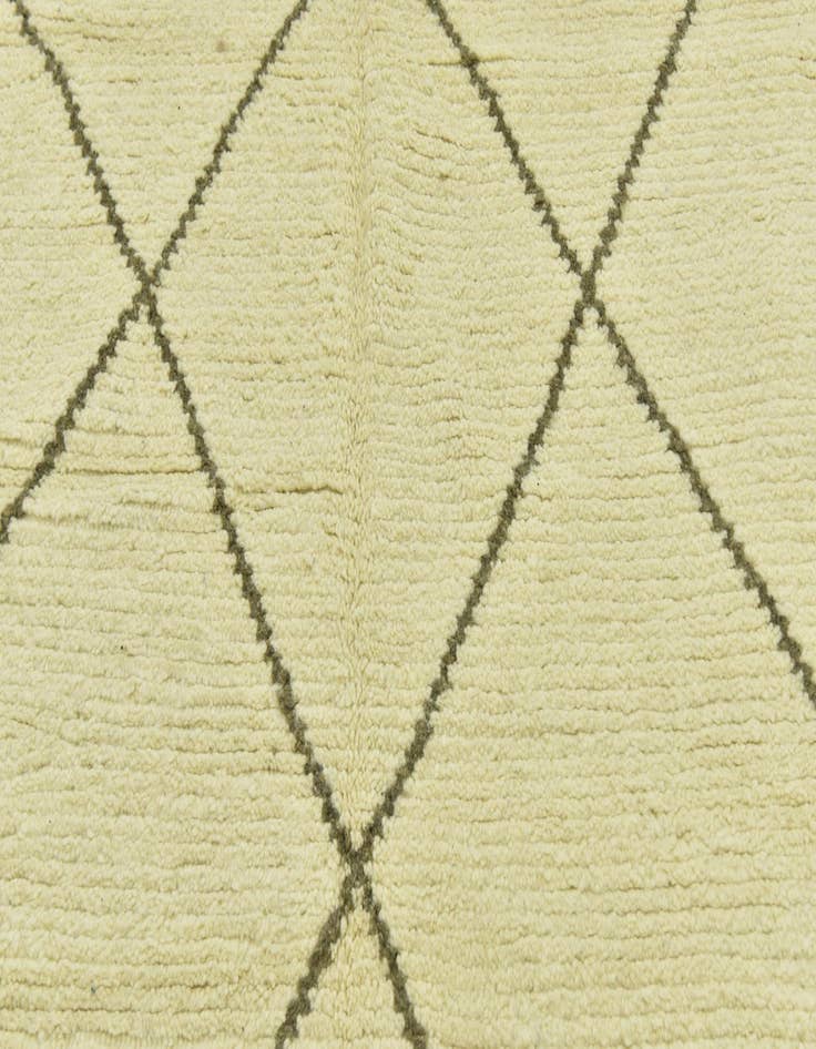 Detail image of 6' 5 x 9' 7  Hand Knotted Moroccan Wool Rug