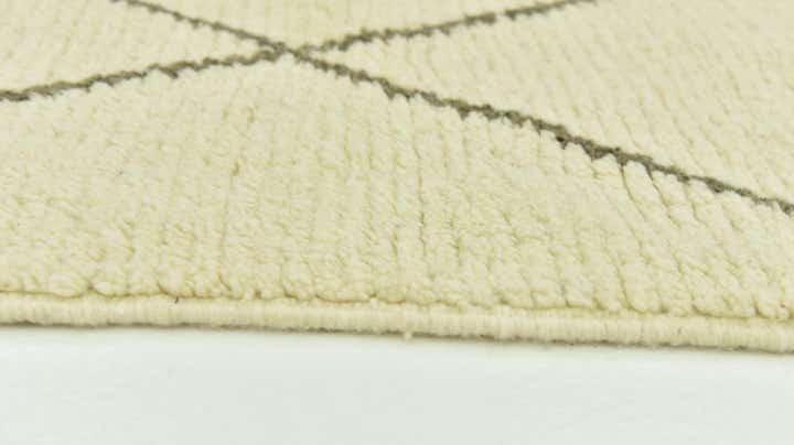 6' 5 x 9' 7 Hand Knotted Moroccan Wool Rug