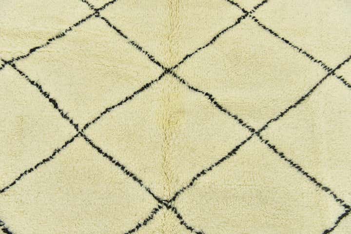 6' 10 x 10' Hand Knotted Moroccan Wool Rug