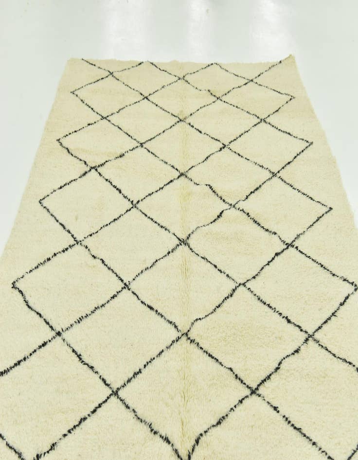 Detail image of 6' 10 x 10' Hand Knotted Moroccan Wool Rug