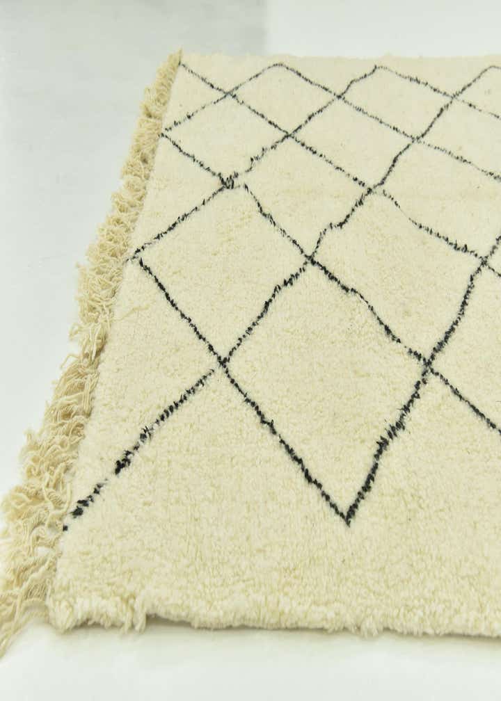 6' 10 x 10' Hand Knotted Moroccan Wool Rug