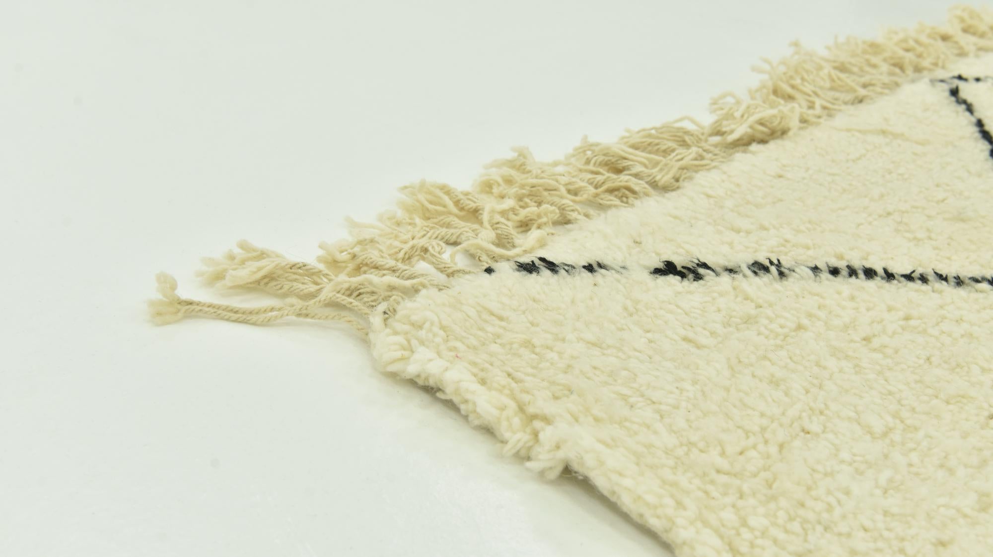 6' 10 x 10' Hand Knotted Moroccan Wool Rug