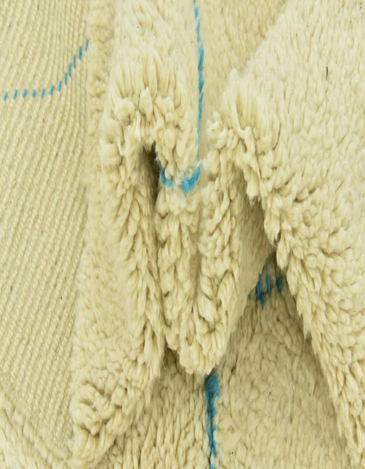 Detail image of 6' 5 x 9' 4  Hand Knotted Moroccan Wool Rug