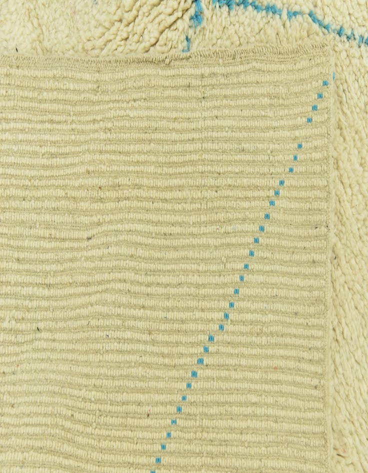 Detail image of 6' 5 x 9' 4  Hand Knotted Moroccan Wool Rug