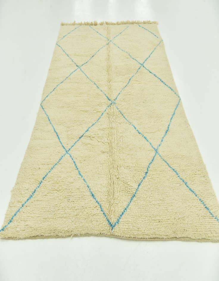 Detail image of 6' 5 x 9' 4  Hand Knotted Moroccan Wool Rug