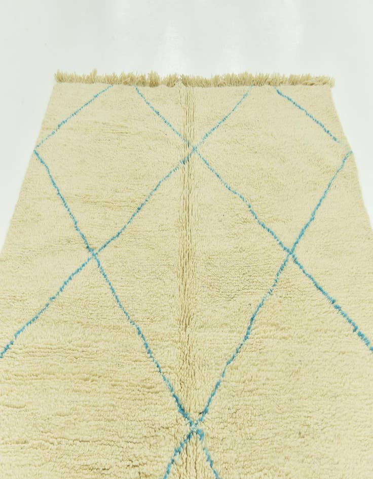 Detail image of 6' 5 x 9' 4  Hand Knotted Moroccan Wool Rug