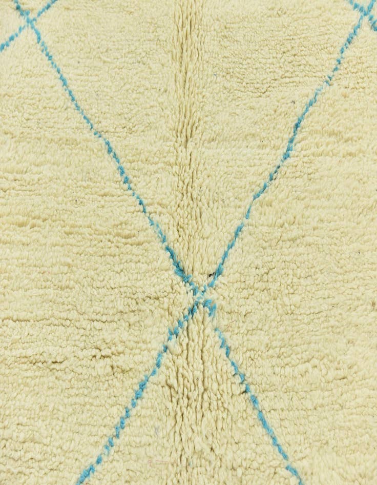 Detail image of 6' 5 x 9' 4  Hand Knotted Moroccan Wool Rug