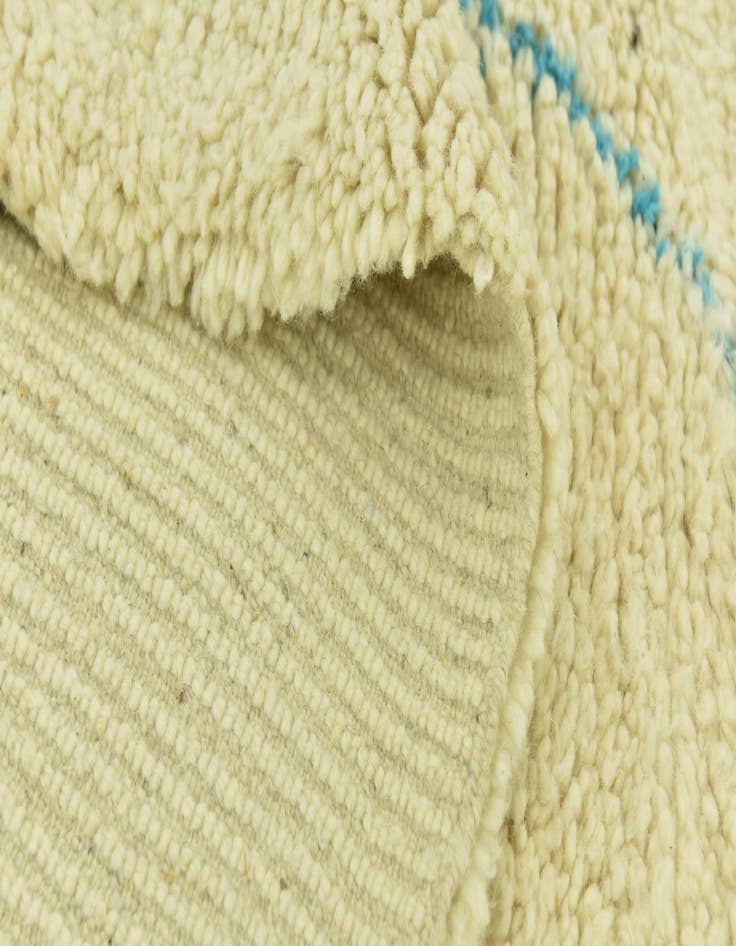 Detail image of 6' 5 x 9' 4  Hand Knotted Moroccan Wool Rug