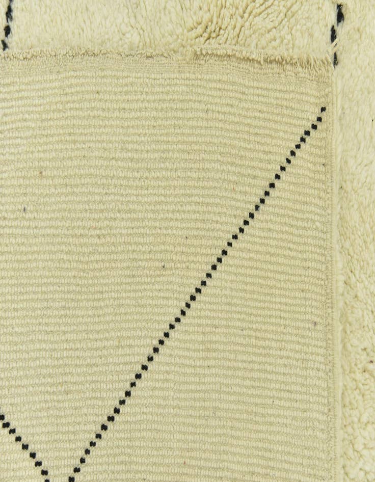 Detail image of 6' 6 x 9' 10  Hand Knotted Moroccan Wool Rug