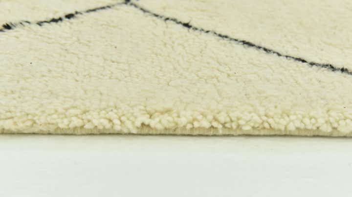 6' 6 x 9' 10 Hand Knotted Moroccan Wool Rug