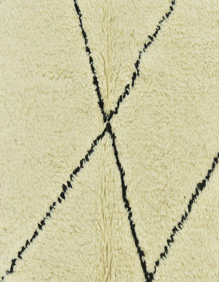 Detail image of 5' 5 x 8' 6  Hand Knotted Moroccan Wool Rug