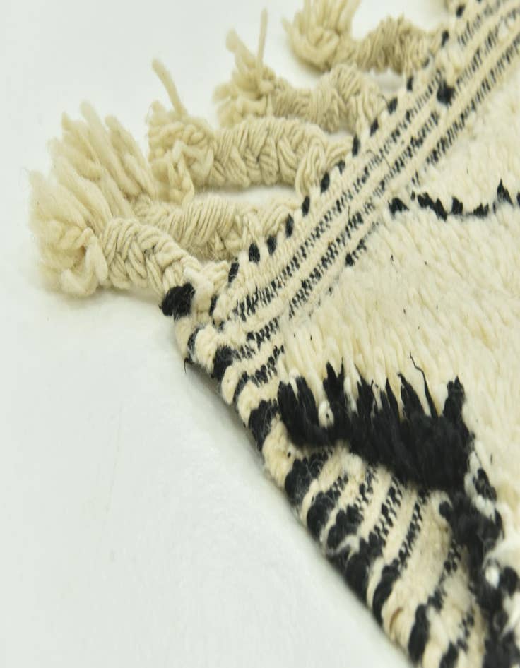 Detail image of 5' 5 x 8' 6  Hand Knotted Moroccan Wool Rug