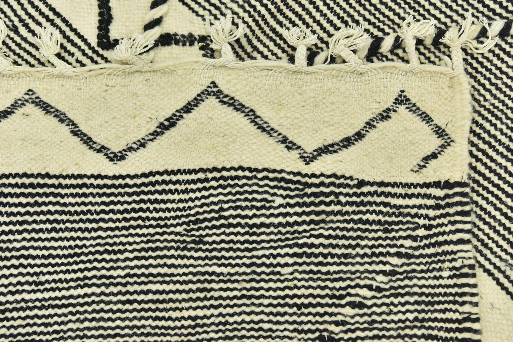 6' x 11' Hand Knotted Moroccan Wool Rug