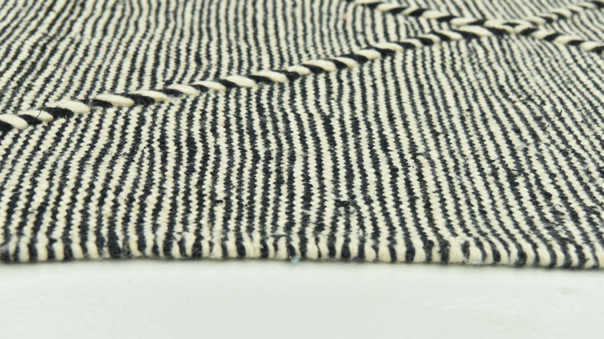 6' x 11' Hand Knotted Moroccan Wool Rug