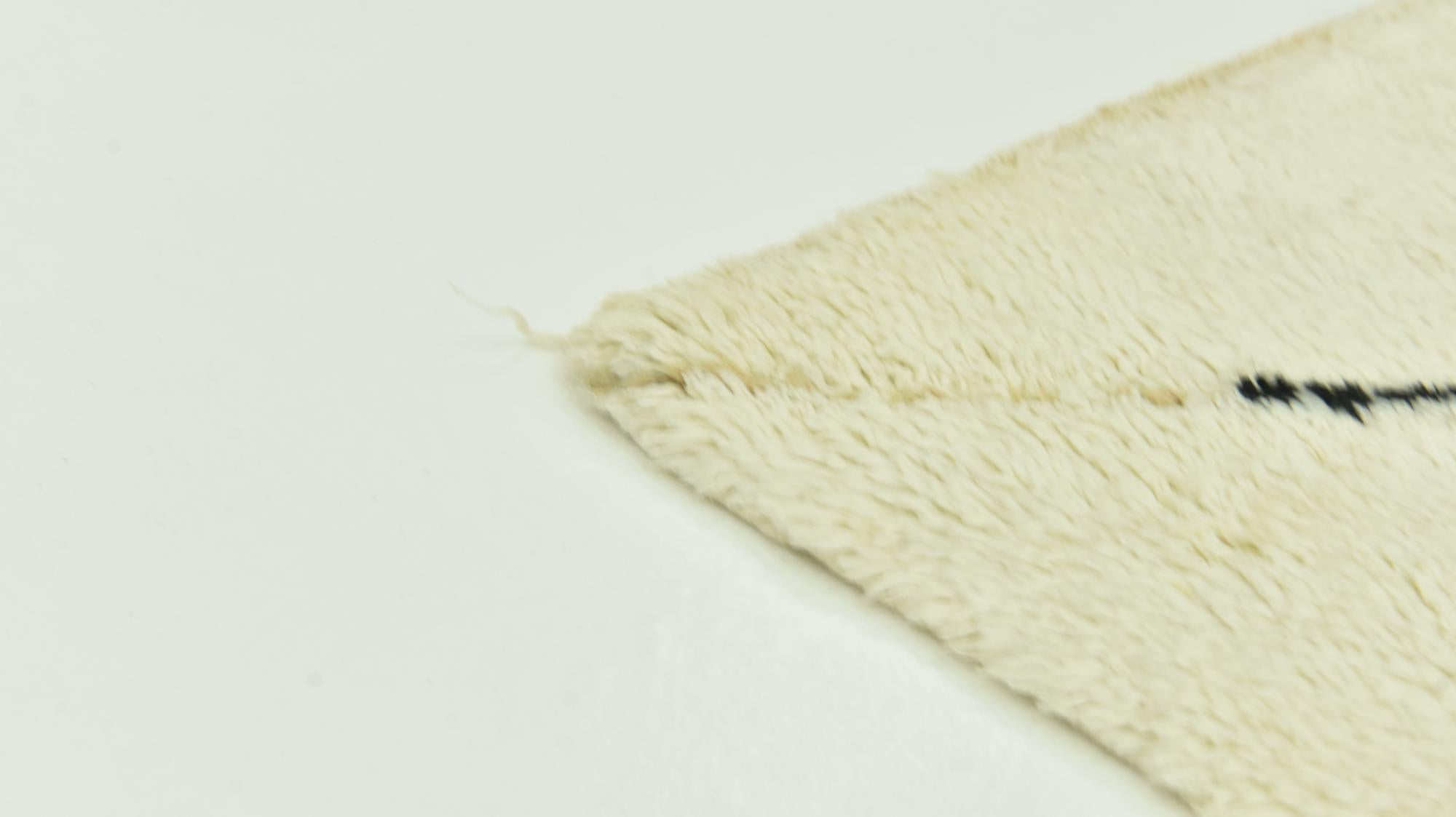 6' 6 x 9' 7 Hand Knotted Moroccan Wool Rug