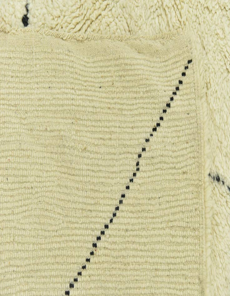 Detail image of 6' 6 x 9' 2  Hand Knotted Moroccan Wool Rug