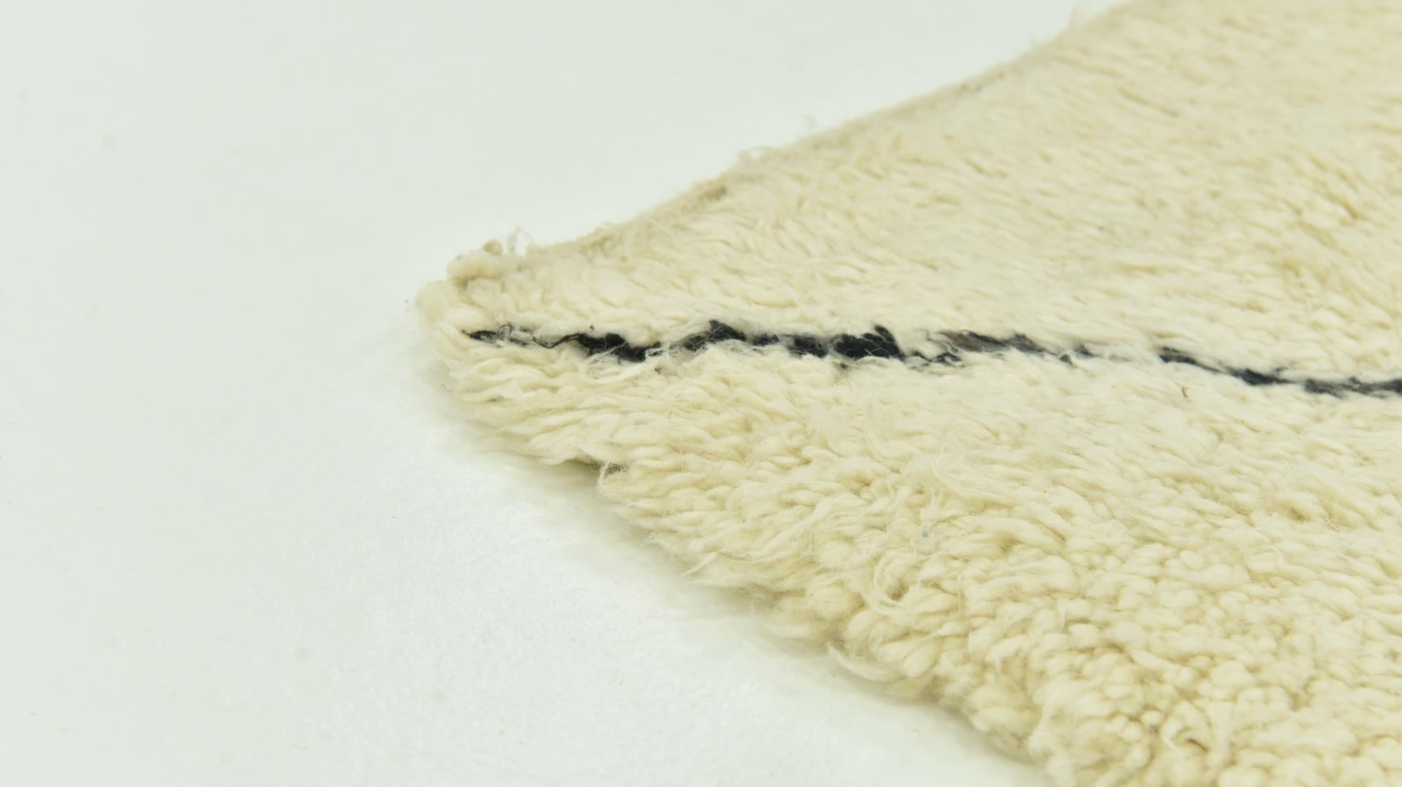 6' 6 x 9' 2 Hand Knotted Moroccan Wool Rug
