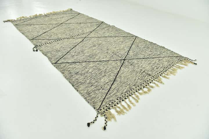 200cm x 390cm Handgeknüpft Marokkanisch Wolle Teppich