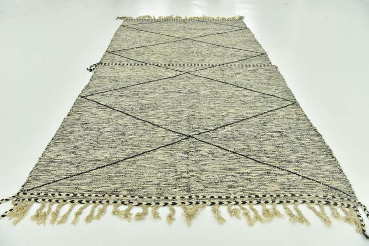 200cm x 390cm Handgeknüpft Marokkanisch Wolle Teppich